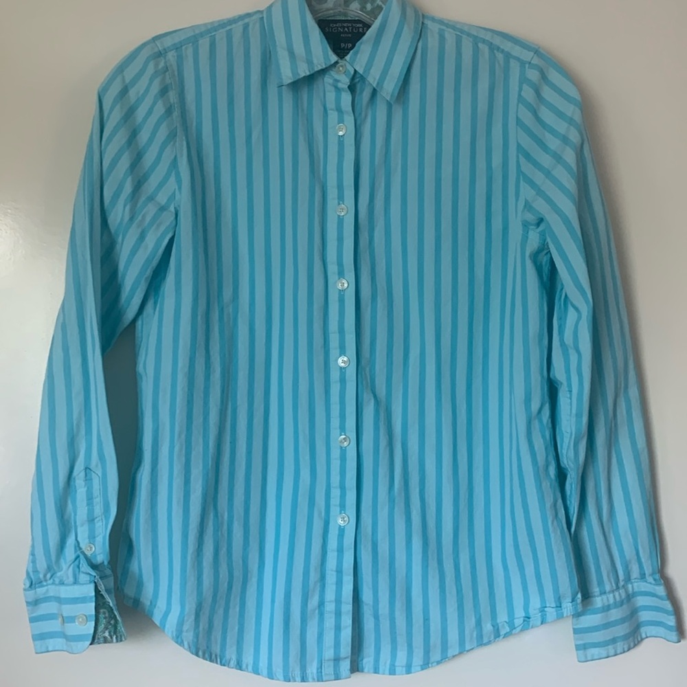 Jones New York Signature Petite Button Down